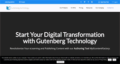 Desktop Screenshot of gutenberg-technology.com