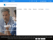 Tablet Screenshot of gutenberg-technology.com